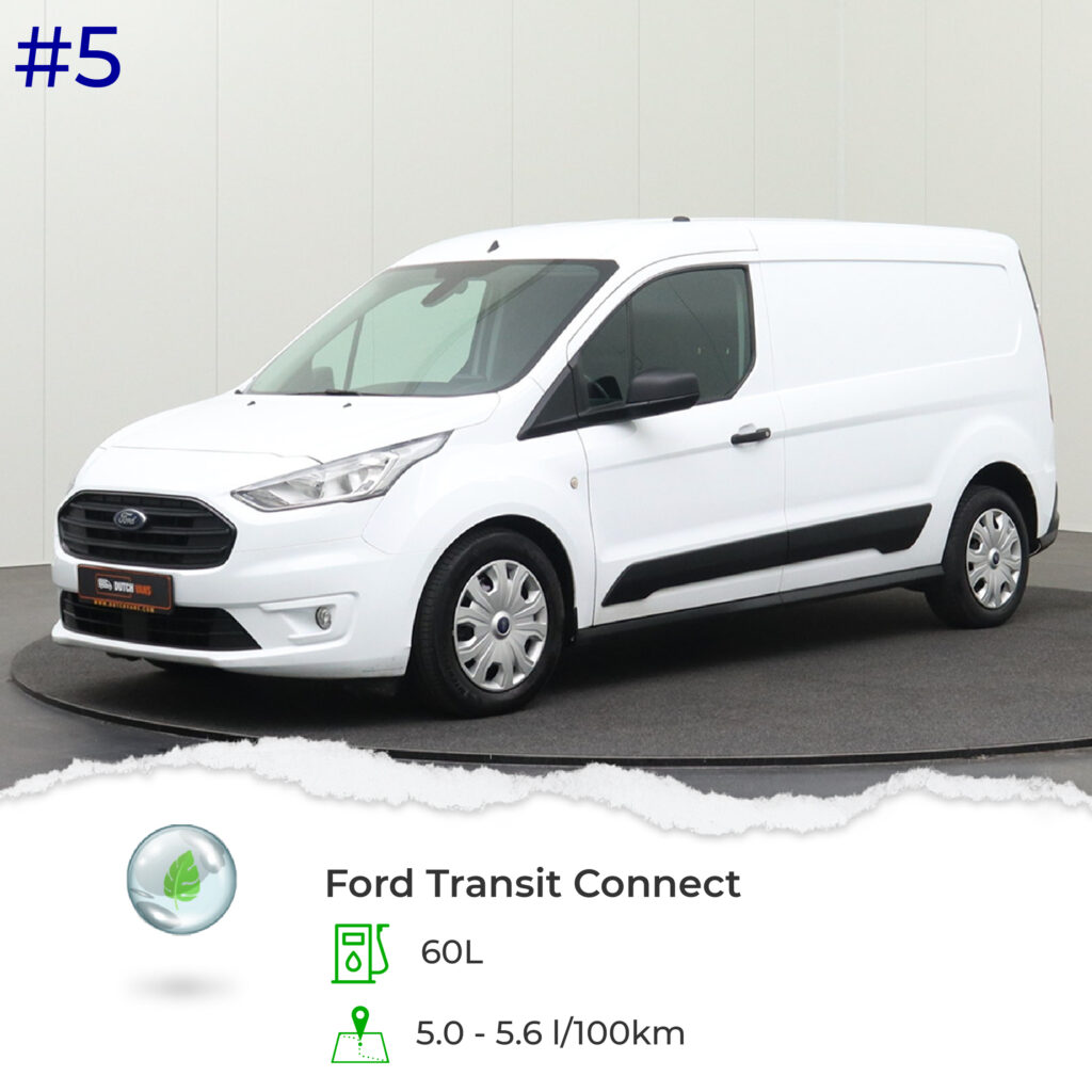 Zuinige bestelbussen Ford Transit Connect